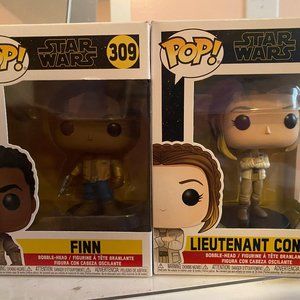 Star Wars Funko Pop - Finn & Lieutenant  SET